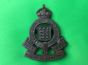 WW2 Royal Canadian Ordnance Corps OSD Cap Badge