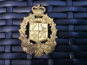 Canadian 7th/11th Hussars Cap Badge