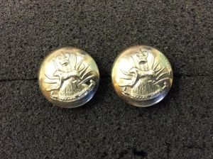 Post 1952 Nyasaland Police w/m Hat Buttons