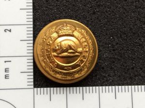 Post 1902 Canada Militia Button