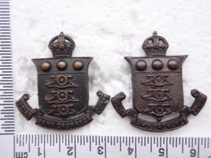 WW2 Indian Army Ordnance Corps Collars