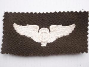 WW2 U.S.A.A.F Balloon Observer Full Size Embroidered Wing