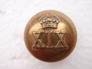 K/C XIX (19th HYDERABAD REGIMENT) Pocket Size Button