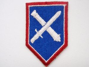 75th R.C.T Cut Edge Silk Sleeve Patch