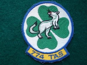 774 TAS Cut Edge Large Silk Patch