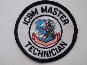 ICBM MASTER TECHNICIAN Patch
