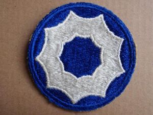 WW2 9th SERVICE COMMAND Patch