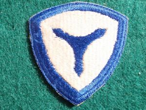 WW2 3rd SERVICE COMMAND (Greenbacked) Patch