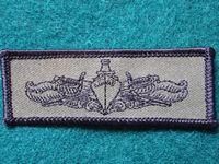 US Navy Subdued Surface Warfare Breast Badge