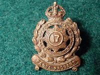 17th Infantry Battalion (The North Sydney Regt) oxidised collar badge