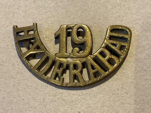 Indian Army 19th Hyderabad shoulder title