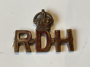 Indian Army Royal Deccan Horse (R.D.H) shoulder title