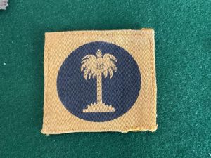 West Africa Gold Coast District printed formation sign.