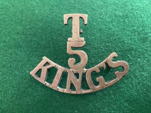 T5 KINGS (Kings Liverpool 5th Terrotorial Bn) title