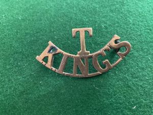 WW1 T/KINGS (Kings Liverpool Territorial Batt ) title.