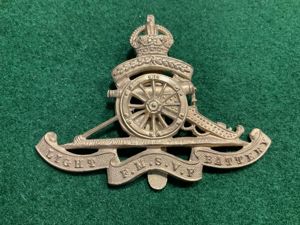 Federation of Malay States Volunteer Forces, Light Battary cap badge