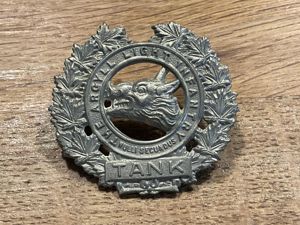Canadian, The Argyll Light Infantry (Tank) cap badge