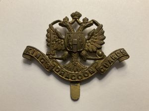 1st Kings Dragoon Guards cap badge circa 1896-1915