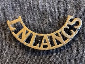 Pre 1900 Loyal North Lancashire Regiment shoulder title