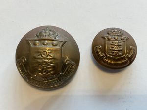 WW2 Indian Army Ordnance Corps buttons