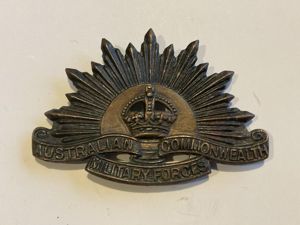 WW2 Australian Rising Sun collar badge by SHERIDEN PERTH