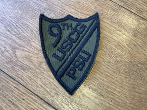 9th Port Security Unit, U.S coast Guard sleeve patch.