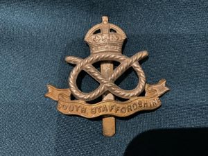 WW1/2 South Staffordshire Regiment other ranks cap badge.