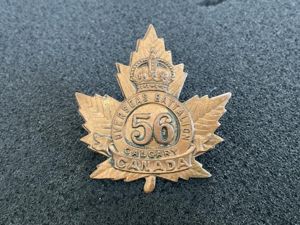 WW1 C.E.F 56th Infantry 'Calgary Battalion' cap badge.