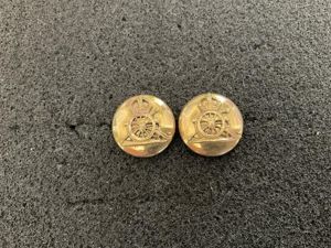 WW1/2 Royal Artillery officers 16mm hat buttons