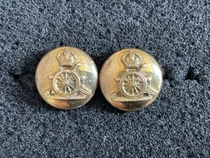 WW1/2 Royal Artillery officers hat buttons