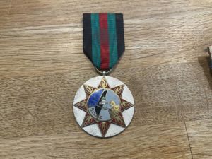 Palestine War (Iraqi issue) 1948-49 commemorative medal.