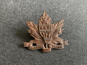 WW1 C.E.F 97th Overseas Inf Battalion cap badge