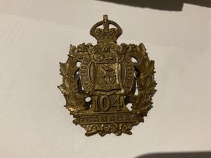 WW1 C.E.F 104th Infantry Battalion cap badge by C & …