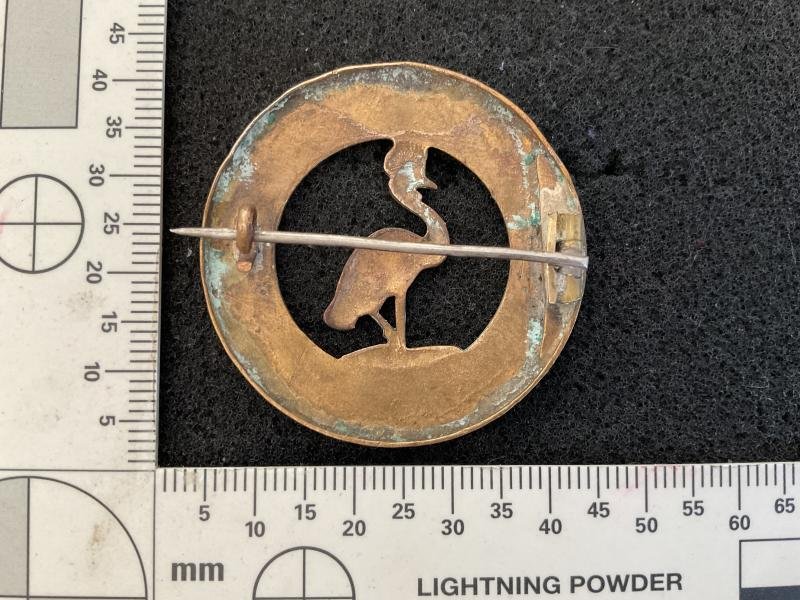 Post 1911 Uganda Protectorate officers pagri badge. — image 2