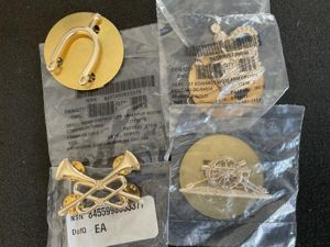 British Army anodised trade badges, Trumpeter, Riding inst etc.