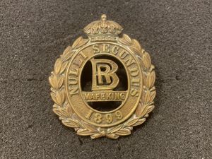 Boer War Bechuanaland Rifles , slouch hat badge