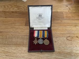 WW1 Mons trio boxed miniature set made by Gaunt.