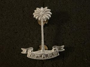 Post 1928 R.W.A.F.F chromed band/crossbelt badge.