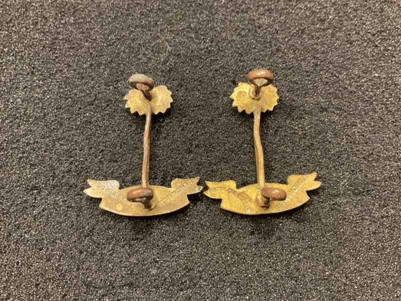 W.A.F.F Officers collar badges 1897-1928 by Dowler. — image 2