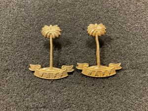 W.A.F.F Officers collar badges 1897-1928 by Dowler.