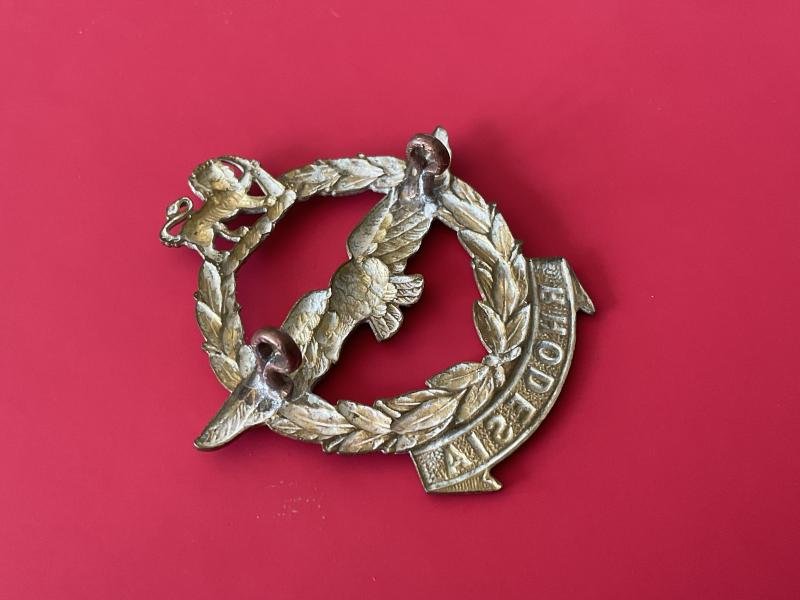 WW2 Southern Rhodesia Air Force cap badge. — image 2