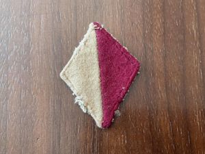 WW2 Cheshire Regiment shoulder flash.