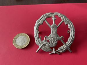 Oman; Musandam Security Force officers cap badge.