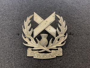 WW1 Bengal & North Western Railway Volunteer Rifles cap badge.