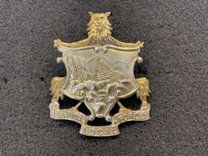 Bermuda Local Forces cap badge, circa 1951-65