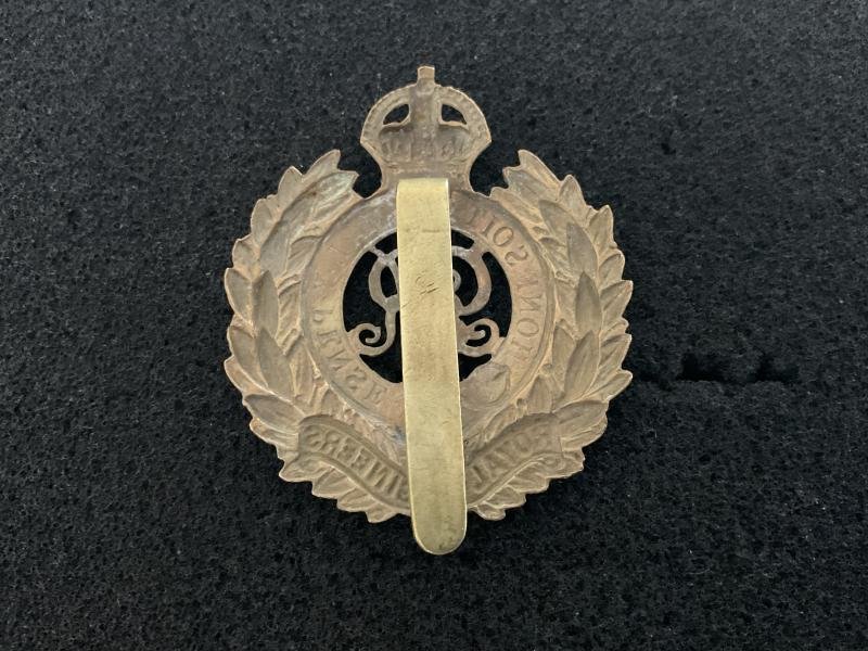 George V Royal Engineers Militia cap badge. — image 2