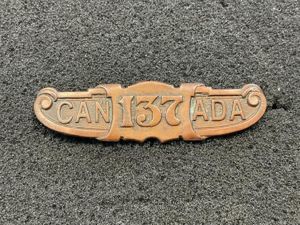 WW1 CEF 137th Infantry 'DURHAM' Battalion shoulder title.