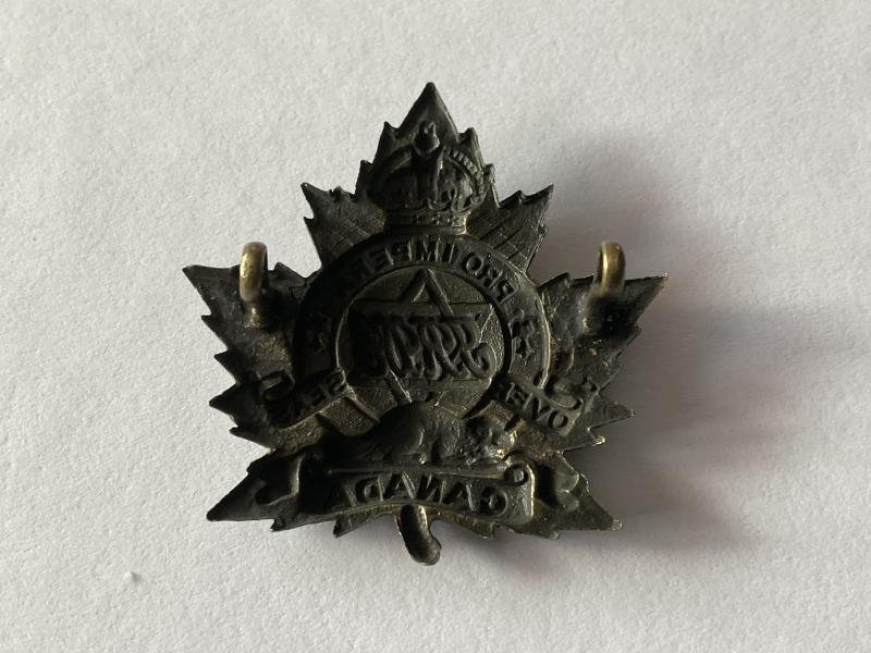 WW1 C.E.F No1 Jewish Infantry Company cap badge. — image 3