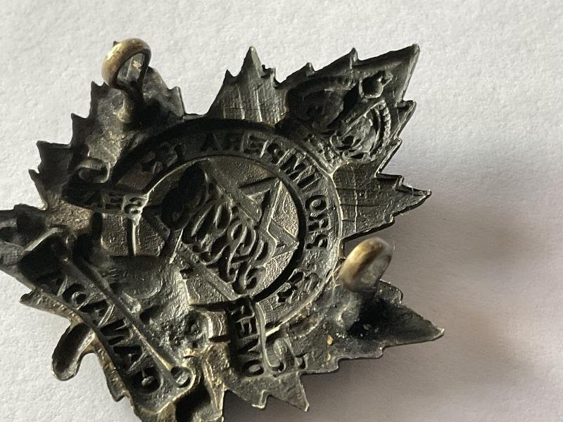 WW1 C.E.F No1 Jewish Infantry Company cap badge. — image 4