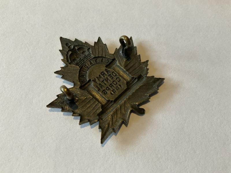 WW1 C.E.F Army Dental Corps (DS) version cap badge. — image 2